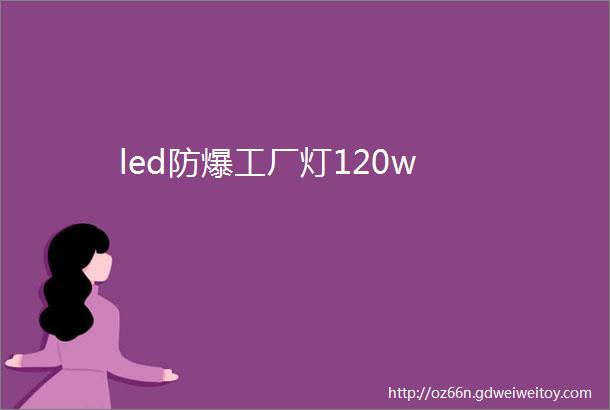 led防爆工厂灯120w